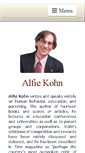 Mobile Screenshot of alfiekohn.org